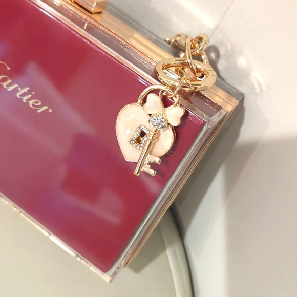 Cartier Paper Shopping Bag Upcycled Novelty Clutch - Picture 3 of 8